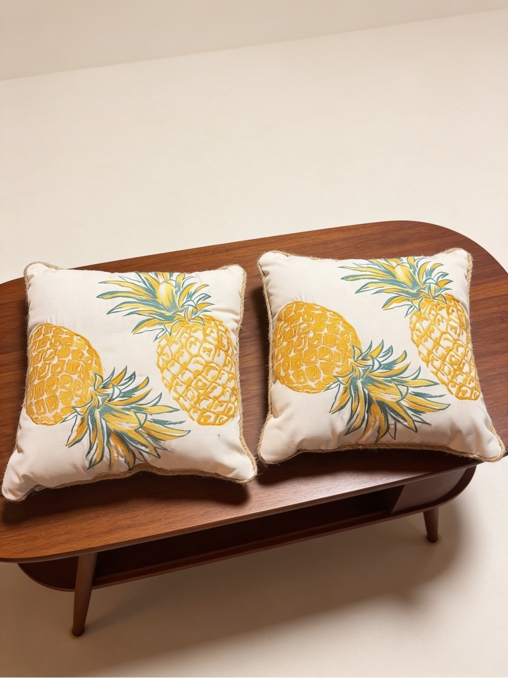 Decorative Pineapple Throw Pillow - Yellow